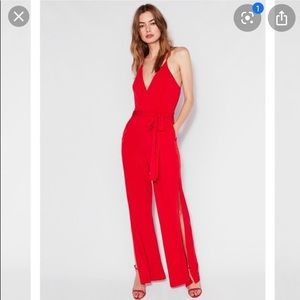 Red jumpsuit